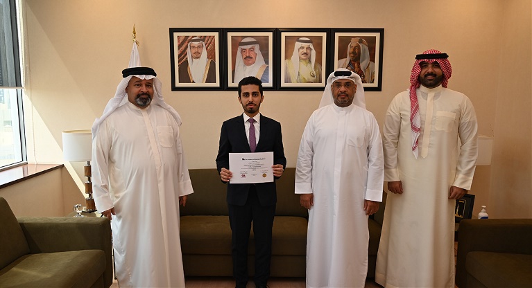 The National Audit Office employee Yusuf Khalifa Al-Jawder qualifies as Certified Internal Auditor (CIA)