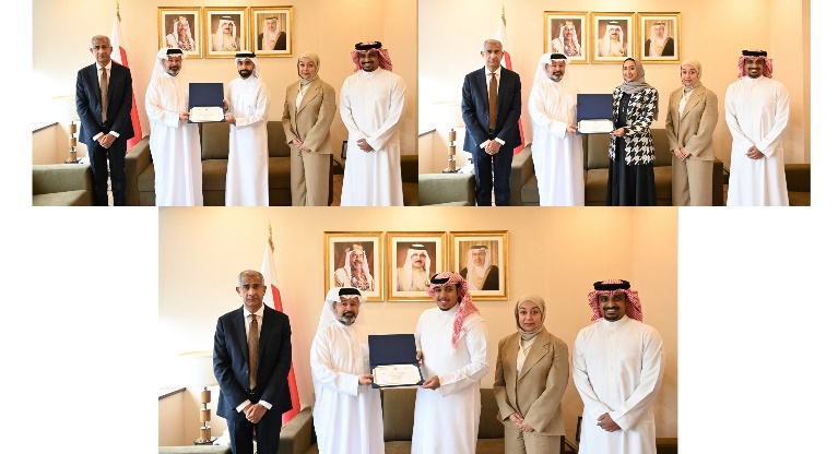 H.E. The Auditor General of the National Audit Office receives newly qualified employees (CIA)