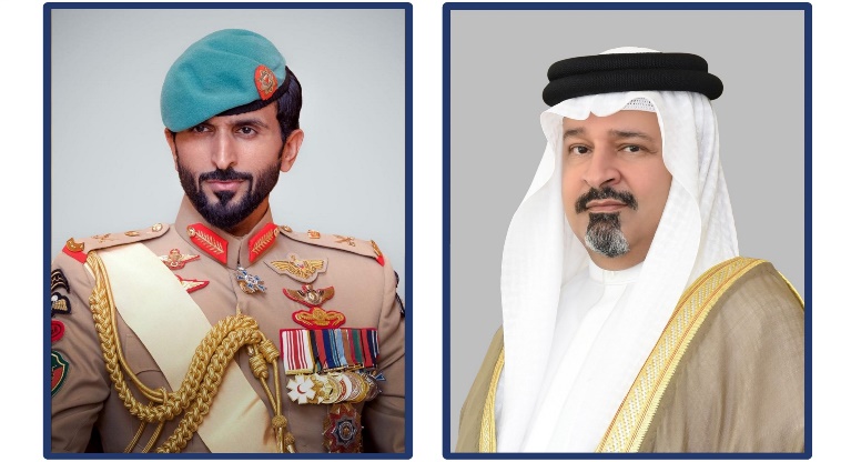 Auditor General of the National Audit Office congratulates His Highness Sheikh Nasser on his promotion to the rank of Lieutenant General