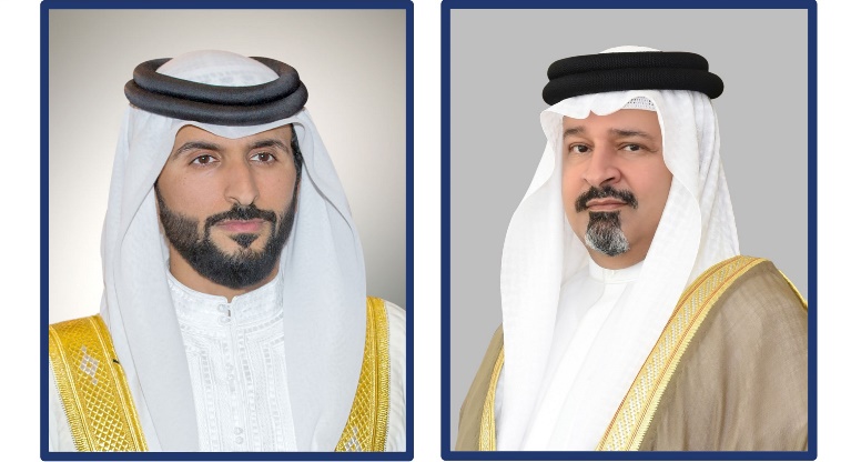 The Auditor General of the National Audit Office congratulates His Highness Sheikh Nasser on winning the Endurance World Championship